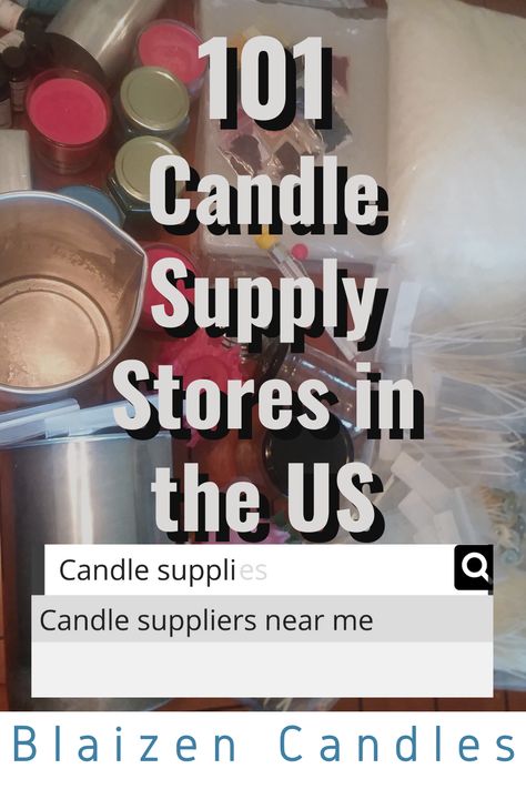 Candle Making Supplies List, Candle Making Business Names, Wicca Diy, Where To Buy Candles, Candle Recipes, Candle Making For Beginners, Candle Making Recipes, Candle Vessels, Homemade Candle