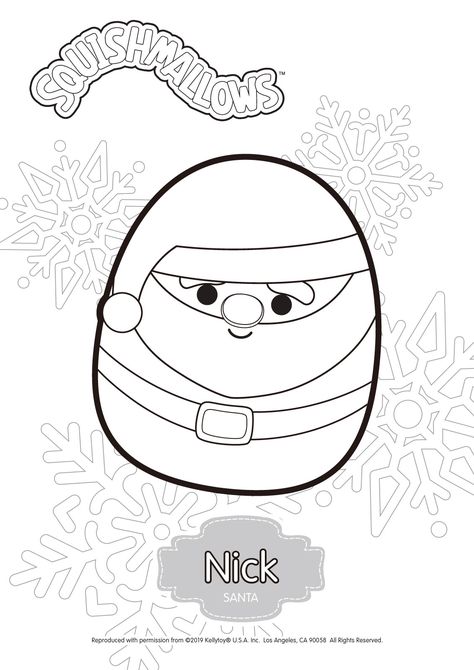 Christmas Squishmallows Coloring Page, Squish Mellow Coloring Sheets, Free Printable Squishmallow Coloring Pages, Squishmallow Christmas Coloring Pages, Easy Drawings Squishmallow, Squishmallow Coloring Pages, Squishmallows Coloring Pages, Squishmallows Drawing, Coloring Squishmallow