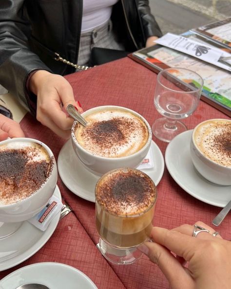 italian cappuccinos> #cappuccino #italy #sorrento #rome #espresso #latte #coffee #aesthetic #cafe #brunch #yum Italian Coffee Aesthetic, Coffee In Italy Aesthetic, Cappuccino Aesthetic, Italy Sorrento, Italian Cappuccino, Fancy Cappuccino, Cappuccino Aesthetic Italy, Italy Coffee, Aesthetic Cafe