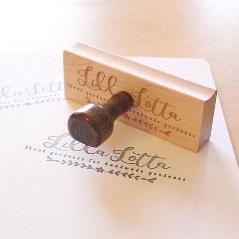 Modern Maker Stamps - Custom Stamp Review from Lilla L Etsy Shop Packaging, Bookstore Coffee Shop, Soap Logo, Packaging Stamps, Stamp Maker, Business Packaging Ideas, Packaging Ideas Business, Small Business Packaging Ideas, Custom Stamp