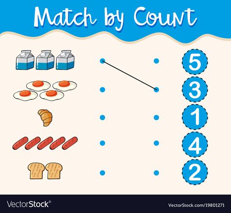 Matching Type For Kindergarten, Activity Binder, Different Types Of Food, Nursery Worksheets, Body Preschool, Food Vector, Counting Worksheets, Preschool Books, English Alphabet