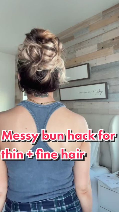 TikTok #womenhair #hairstyleideas #womenhairstyle Short Hair Bun, Messy Buns, Easy Hair Updos, Messy Bun Hairstyles, Magic Hair, Post Partum, Hair Videos Tutorials, Hairdo For Long Hair, Braided Hairstyles Easy