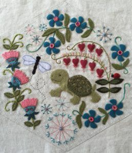 Woodland Whimsy | Under the Garden Moon Blog Greenhouse Decoration, Quilts Designs, Wool Applique Quilts, Woodland Whimsy, Wool Felt Projects, Mug Rug Patterns, Diy Bead Embroidery, Wool Quilts, Woodland Friends