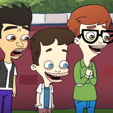 Big Mouth Scores a Triple-Season Renewal at Netflix Big Mouth Characters Fanart, Andrew From Big Mouth, Big Mouth Characters, Andrew Glouberman, Big Mouth Cartoon, Connie Big Mouth Icon Gif, Big Mouth Coach Steve, Big Mouth Scenes, Nick Kroll