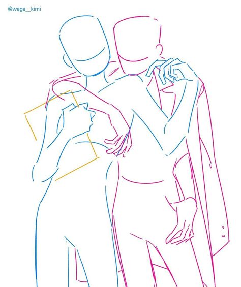 Hug Pose, Sketch Poses, Couple Poses Reference, Ship Drawing, Body Reference Drawing, Body Pose Drawing, Human Poses Reference, Figure Drawing Reference, Anatomy Reference