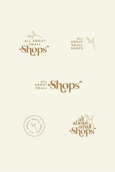 Organic Store Logo, Organic Brand Logo, Cute Logos For Small Business, Small Business Logo Ideas, Shop Logos Ideas, Simple Brand Logo, Natural Branding Design, Nature Brand Identity, Organic Branding Design