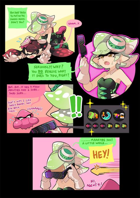 Six Slots | Splatoon | Know Your Meme Splatoon Squid Sisters, Splatoon Squid, Octo Expansion, Splatoon Memes, Nintendo Splatoon, Callie And Marie, Squid Sisters, Splatoon 2 Art, Splatoon Comics