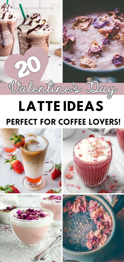 Transform your home into a romantic escape with these Valentine's coffee bar ideas. Set up a station with Valentine's latte flavors, Valentine's coffee drink ideas, and all the decorations you need to create the perfect Valentine's day with coffee. Whether it's for an intimate morning breakfast or a Valentine's day party, these setups will help you celebrate love and coffee in style. Coffee Drink Ideas, Latte Ideas, Easy Coffee Drinks Recipes, Mexican Mocha, Coffee Flavors, Mocha Recipe, Coffee Ideas, White Chocolate Mocha, Chocolate Covered Cherries