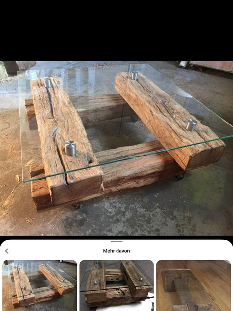 Glass Wood Table, Meja Sofa, Epoxy Countertops, Diy Mud Kitchen, Wood Table Design, Wood Furniture Design, Mud Kitchen, Rustic Home Design, Modern Backyard