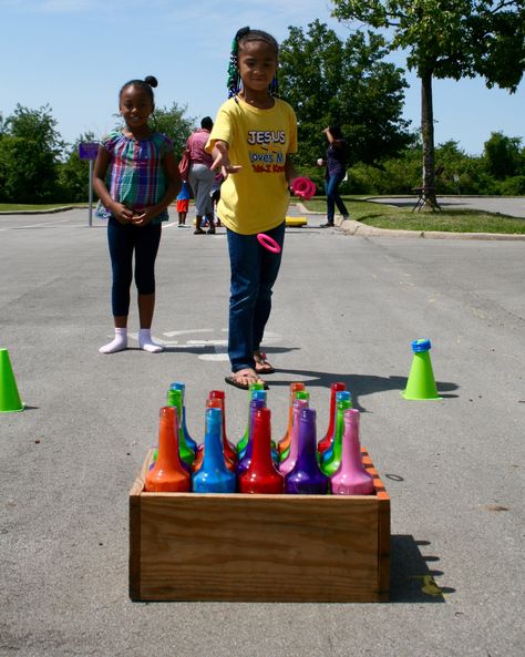 Ring Toss Game Bottle Ring Toss, Plinko Board, Ring Toss Game, Ring Game, Family Party Games, Ring Toss, Toss Game, Carnival Games, Teaching Activities