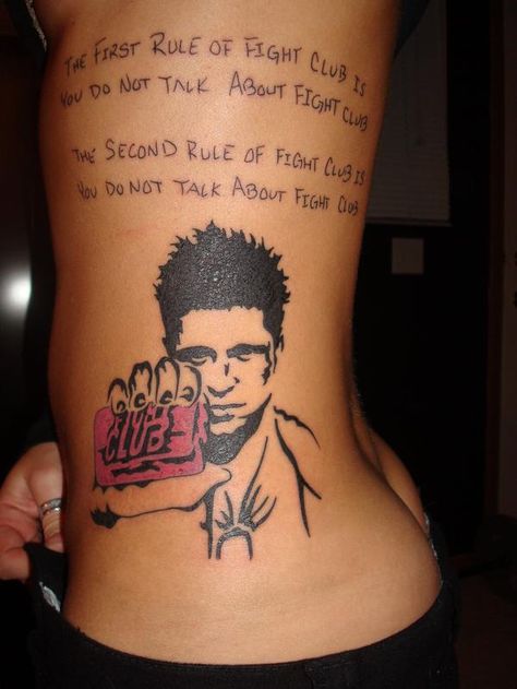 Best Tattoo EVER <3 Tyler Durden Tattoo, Best Tattoo Ever, Sick Tattoo, Tyler Durden, Body Mods, Skull Tattoo, Cool Tattoos, Tattoo Quotes, Tatting