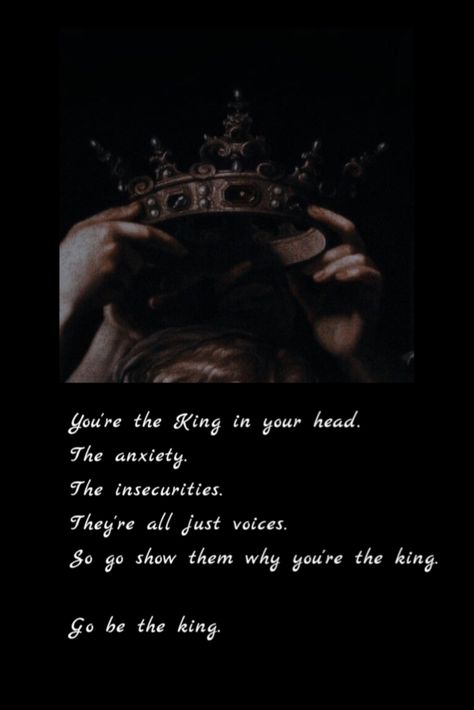 Medieval Quotes Aesthetic, Knight Aesthetic Quotes, King Quotes Attitude, King Aesthetic Quotes, Quotes About Kings, Royal King Aesthetic, King Aesthetic Dark, Dark King Aesthetics, Evil Prince Aesthetic