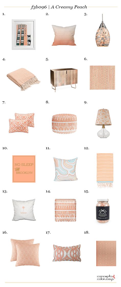 peach interior design product roundup, peach interior design, interior styling ideas, interior design inspiration Peach Interior Design, Interior Styling Ideas, Peach Interior, Peach Color Schemes, Peach Bedroom, No Sleep Till Brooklyn, Light Orange Color, Peach Kitchen, Cute Peach