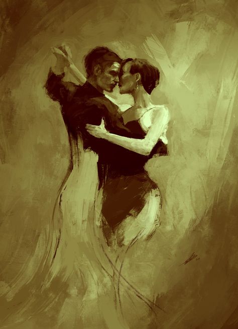 https://www.facebook.com/jirgart 2 People Dancing, Dancing Art, Dancing Drawings, Kiss Art, Romantic Paintings, Art Photography Portrait, Wedding Painting, Couple Painting, Art Of Love