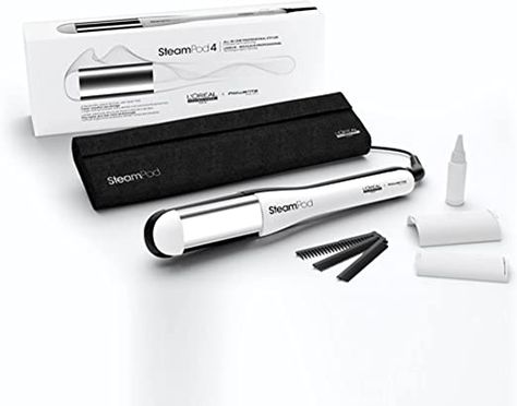 Loreal Steam Pod, Steam Hair, Steam Hair Straightener, Hair Steaming, Wishlist 2024, All Hair Types, Hair Types, Styling Tools, Hair Straightener