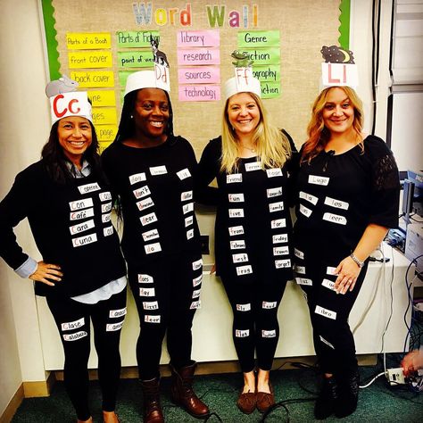 These are the best teacher Halloween costumes for groups or partners that we could find. Enjoy with your friends and co-workers! Teacher Halloween Costumes Group, Outfit Ideas Teacher, Costumes For Teachers, Team Halloween Costumes, Costumes For Work, Halloween Costumes For Work, Teacher Halloween Costumes, Teacher Costumes, Book Character Costumes