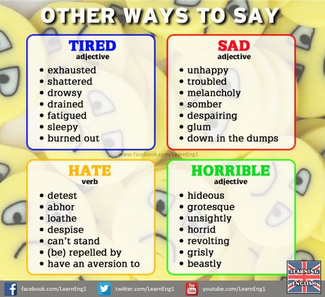 English Grammar Tenses, Esl Vocabulary, Other Ways To Say, Descriptive Words, English Vocab, English Fun, Good Vocabulary Words, Good Vocabulary, Words To Use