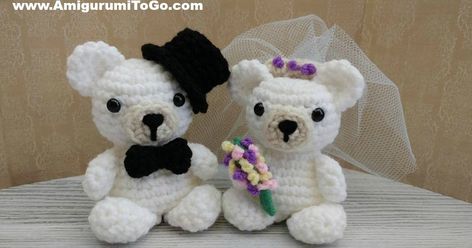 This blog is full of free amigurumi patterns and crochet tutorials. Many of the patterns here have video tutorials linked to my youtube channel. Crochet Patterns Free Amigurumi, Crochet Wedding Gift, Wedding Crochet Patterns, Ideas For Crochet, Crochet Patterns Free, Crochet Symbols, Wedding Doll, Free Toys, Crochet Wedding