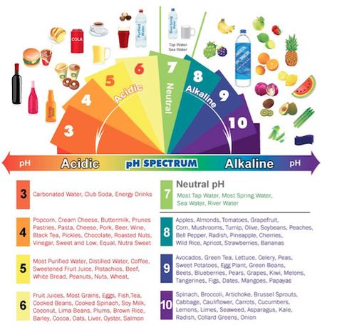 What is pH Balance? (How Alkaline are You?) Acidic Food Chart, Acid And Alkaline, Resep Diet, Acidic Foods, Food Charts, Alkaline Diet, Alkaline Foods, Isagenix, Ph Balance