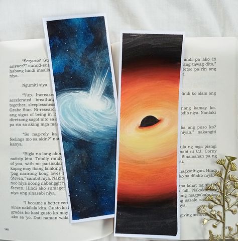 Astronomy Bookmark, Bookmark Painting, Astronomy, Book Cover