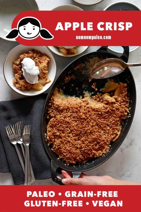 Paleo Apple Crisp, Berry Crisp Recipe, Apple Crisp Without Oats, Paleo Apple, Best Apples For Baking, Healthy Apple Crisp, Apple Recipes Healthy, Gluten Free Apple Crisp, Best Apple Crisp