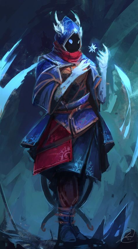 Absolutely massive collection of Character Art - Gaming post - Imgur Frost Mage, Wow Dragonflight, Ice Mage, Dnd Sorcerer, Ice Monster, Epic Characters, Dungeons And Dragons Art, Roleplay Characters, Spirited Art