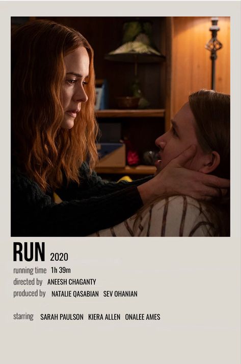 Run Movie Poster, Bloomington Movie, Ahs Poster, Horror Movies Poster, Movie Polaroids, Run Film, Polaroid Movie Poster, Movie Collage, Horror Pictures