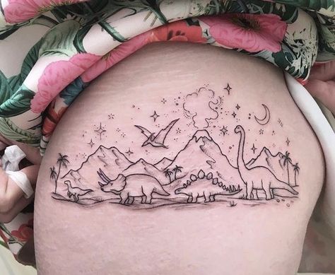 Dinosaur Tattoos, Cute Little Tattoos, Cute Tiny Tattoos, Dream Tattoos, Little Tattoos, Simplistic Tattoos, Tattoo Design Drawings, Piercing Tattoo, Creative Tattoos