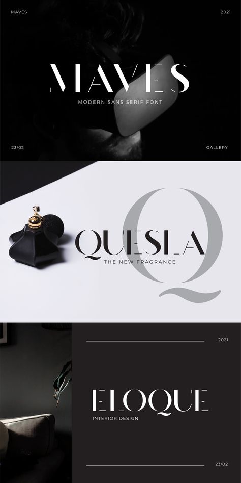 Elegant Advertising Design, Elegant Font Logo, Modern Elegant Website Design, Futuristic Branding Design, Luxurious Website Design, Classy Advertising, Modern Luxury Branding, Elegant Design Graphic, Luxury Fonts Branding