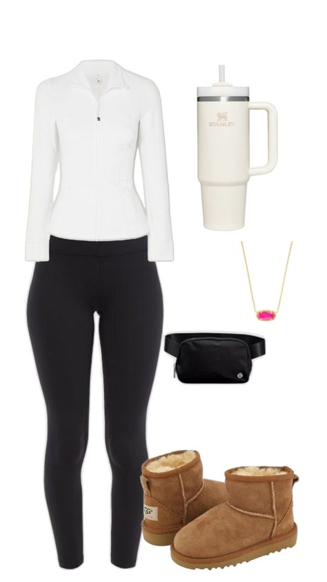 Lullulemon Lulu Bag Outfit, Lululemon Backpack, Lululemon Outfits, Black Lululemon, School Fits, Polyvore Outfits, Aesthetic Outfits, A Black, Stylish Outfits