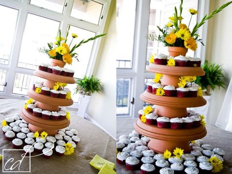 cupcake display ideas | Found on media.photobucket.com Cupcake Display Ideas, Charro Baptism, Charro Theme, Cupcake Displays, Cupcake Crafts, Cake Displays, Mexican Birthday Parties, Unique Cupcakes, Main Table