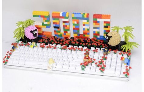 LEGO keyboard: Alps Switch Clones Populate Wacky i-Rocks Mechanical Keyboard Bad Friends, Mechanical Keyboard, The Bad, Keyboard, Lego, Kids Rugs, Birthday