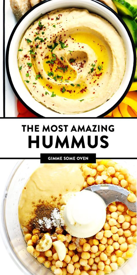 Homemade Hummus Recipe, The Best Hummus, Best Hummus Recipe, Best Hummus, Hummus Recipe Homemade, Homemade Hummus, Makanan Diet, India Food, Hummus Recipe