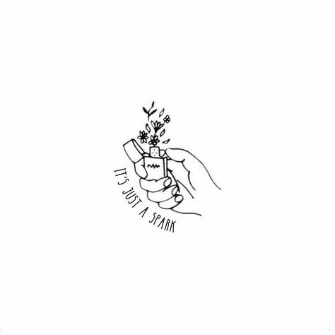 Paramore Tattoos Ideas, Small Paramore Tattoo, Paramore Tattoo Last Hope, Paramore Quote Tattoo, It’s Just A Spark Paramore Tattoo, Its Just A Spark But Its Enough Tattoo, Sia Tattoo Ideas, Fake Happy Tattoo Paramore, Paramore Flash Tattoo