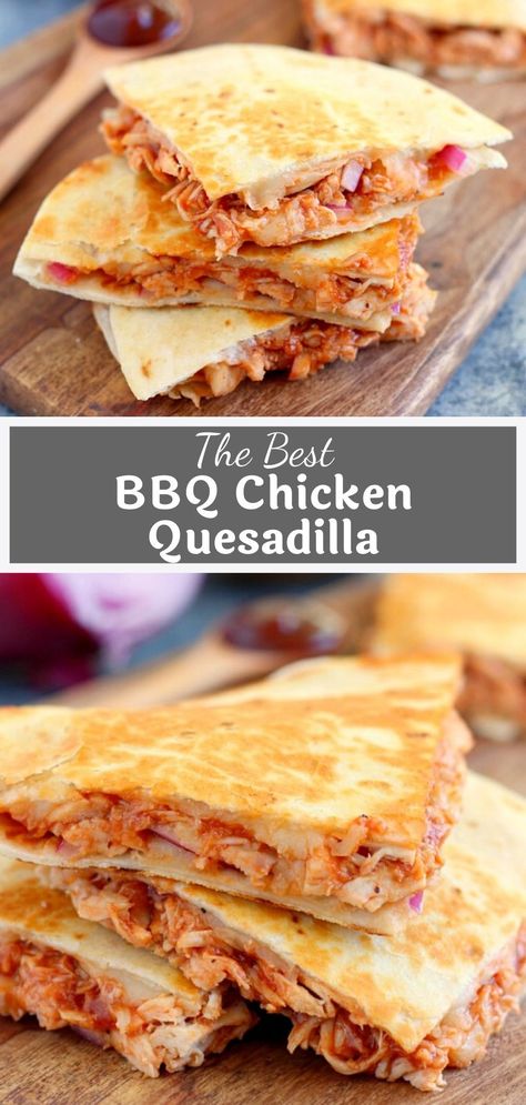 Leftover Bbq Chicken Recipes, Leftover Bbq Chicken, Using Leftover Chicken, Bbq Chicken Quesadilla, Best Bbq Chicken, Chicken Recipes For Dinner, Easy Bbq Chicken, Chicken Quesadilla Recipe, Quesadilla Recipe