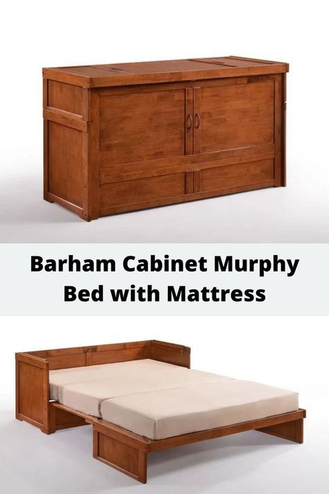 Cabinet Murphy Bed, Twin Size Murphy Bed, Bedroom Craft Room, Diy Mattress, Build A Murphy Bed, Bed Cabinet, Bed With Mattress, Sewing Room Inspiration, Queen Murphy Bed