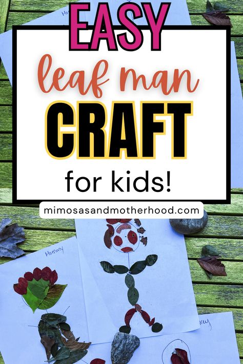 Leaf Man Activities Kindergarten, Leaf Person Craft, Leafman Craft, Leaf Man Preschool Activities, Leaf Man Craft Preschool, Leaf Crafts For Preschoolers, Leaf Man Craft, Lois Ehlert, Fall Crafting