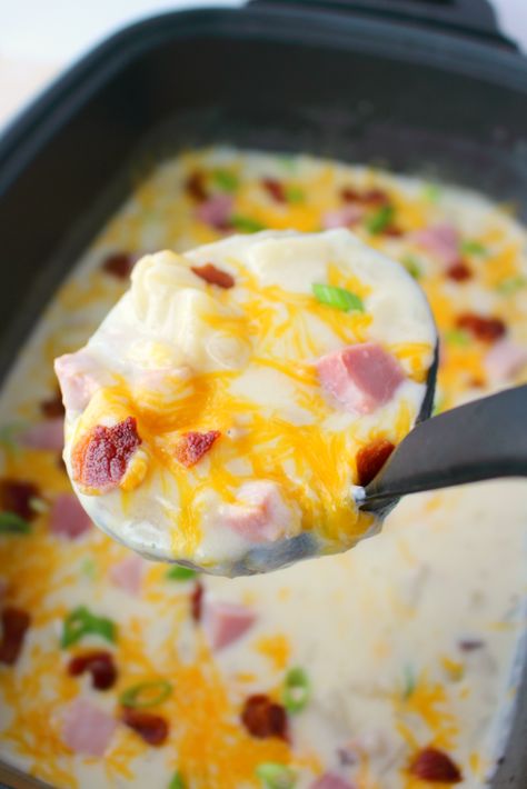 Soup Recipe With Ham, Crockpot Ham And Potatoes, The Best Potato Soup, Recipe With Ham, Loaded Baked Potato Soup Recipe, Baked Potato Soup Recipe, Best Potato Soup, Potato Bacon Soup, Ham And Potato Soup