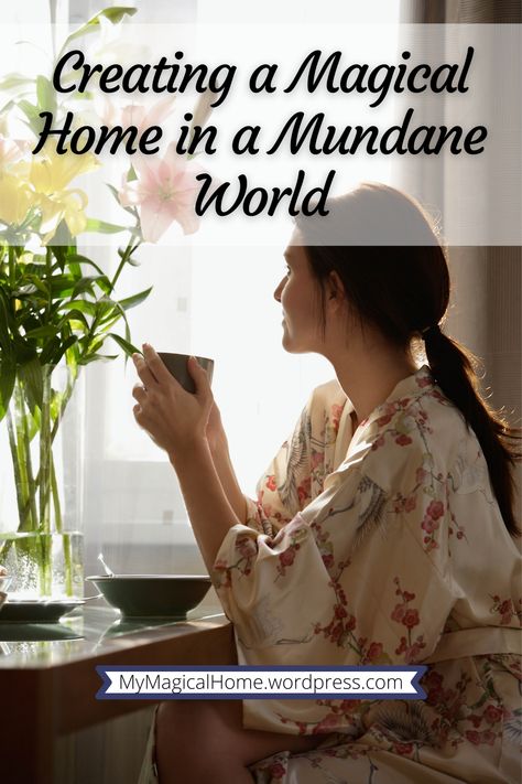 Being a magical person living in a mundane world can suck. BUT you can create a little magic while performing everyday tasks and chores. How To Live A Magical Life, Magic In The Mundane, Mundane Magic, Home Magic, Witch Life, Witch Tools, Magical House, Everyday Magic, Kitchen Witchery