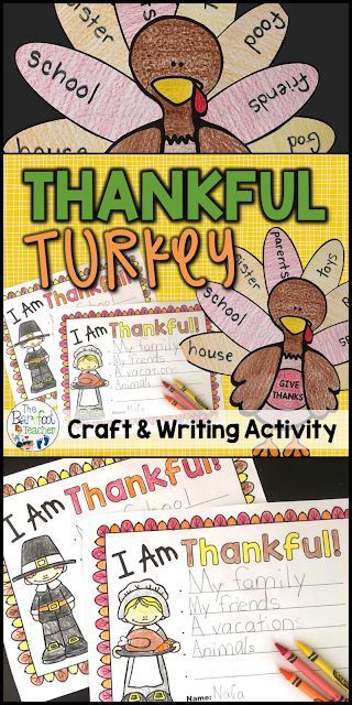 Thanksgiving Learning Activities, Thankful Turkey Craft, Thanksgiving Learning, Craft Thanksgiving, November Classroom, Thankful Turkey, Thanksgiving Lessons, Thanksgiving Kindergarten, Thanksgiving Crafts Preschool