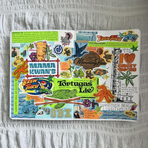 Junk journaling everything I collected while at the beach last week (My favorite may be this nature sticker book I found) 🐚🦀🪸⛱️ Beach Junk Journal, Beach Journal, Nature Stickers, Visual Journal, Journaling Ideas, Secret Places, Junk Journaling, Scrapbook Journal, Journal Stickers