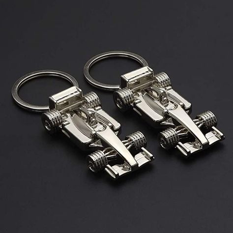 F1 Race Car, F1 Race, Racing Car Model, Car Key Ring, Cool Sports Cars, Metallic Luster, Gift For Father, Metal Keychain, Metal Texture