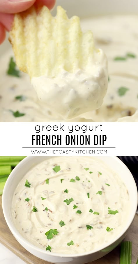 Yogurt Dip For Veggies, Greek Yogurt Veggie Dip, Greek Yogurt Dips, Cream Cheese Dip, French Onion Dip, Greek Yogurt Recipes, Healthy Dips, Onion Dip, Recipes Appetizers