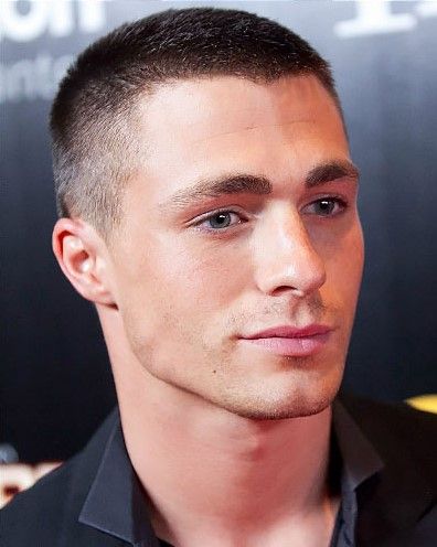 Crewcut Colton Haynes Haircut, Hair Clipper Sizes, Widows Peak Hairstyles, Crew Cut Haircut, Hairstyles For Receding Hairline, Haircut Names For Men, Buzz Cut Hairstyles, Military Haircut, Haircut Tip