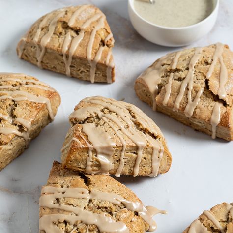 Inspired by the strong and sweet Vietnamese coffee, these Vanilla-Coffee Scones have a luxurious taste of vanilla running throughout the dough and condensed milk garnish courtesy of Rodelle Vanilla Paste. Print Vanilla-Coffee Scones   Makes 6 scones Ingredients 2½ cups (313 grams) all-purpose flour ½ cup (100 grams) plus 2 tablespoons (24 grams) granulated sugar, … Coffee Scones, Vanilla Bread, Baking School, Scones Ingredients, Condensed Milk Recipes, Vacation Meals, Vietnamese Coffee, Winter Tea, Vanilla Paste