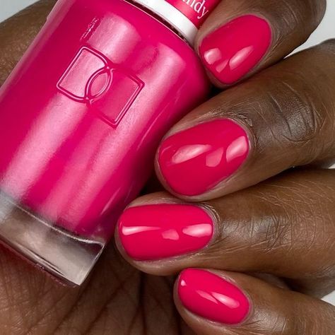 Daisy Nail Designs, INC. on Instagram: "That up close shot of #Kandy 🍭 from our Spring Collection 🤩 This neon pink makes us feel energetic, bold, flirty, and sweet. 📸: @nails_by_yatyara" Gel Pink Nails, Kiara Sky Gel Polish, Hot Candy, Cnd Nails, Band Nails, Dnd Gel Polish, Powder Nail Polish, Glitter Gel Polish, Daisy Nails