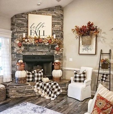 75+Buffalo Plaid Fall Decorations to make this Chilly Season Cozy & Colorful - Hike n Dip Fall Decor On A Budget, Easy Diy Room Decor, College Dorm Room Decor, Decoration Tips, Farmhouse Fall Decor, Lodge Decor, Baby Shower Decor, Design Del Prodotto, Decoration Inspiration