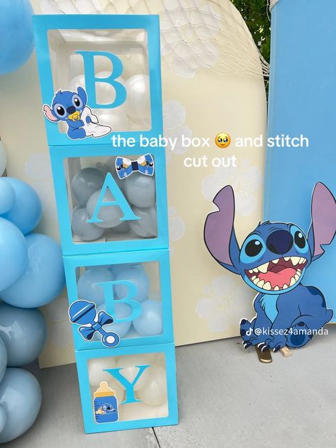 Stitch Baby Shower Theme Disney, Gender Reveal Gift Ideas To Give Diy, Stitch Theme Baby Shower Ideas, Stitch And Angel Baby Shower Ideas, Stitch Themed Baby Shower Ideas, Stitch Baby Shower Theme Boy, Stitch Baby Shower Ideas, Lilo And Stitch Baby Shower Ideas, Stitch Baby Shower Theme