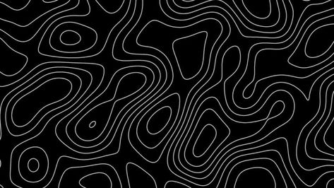 wave line video background Black And White Wave Wallpaper, Black And White Topographic Wallpaper, Black Line Background, Black And White Waves Wallpaper, Black Waves Wallpaper, Topo Wallpaper, Wallpaper Backgrounds For Pc, Topographic Wallpaper, Black And White Waves