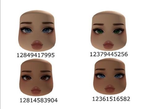 Roblox Popular Face Codes, Roblox Brown Eye Face Codes, Bloxburg Pretty Face Codes, Roblox Codes Narrow Head, Face Id Codes Berry Ave, Berry Ave Blue Eyes Code, Barry Avenue Codes Star Face, Bloxburg Face Codes Brown Eyes, Berry Avenue Head Codes Cheeks